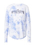 HOLLISTER Tricou bleumarin / albastru deschis / alb - Pled.ro