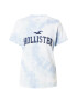 HOLLISTER Tricou bleumarin / albastru deschis / alb - Pled.ro