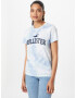 HOLLISTER Tricou bleumarin / albastru deschis / alb - Pled.ro