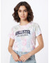 HOLLISTER Tricou bleumarin / albastru deschis / roz deschis / alb - Pled.ro