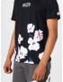 HOLLISTER Tricou 'CHERRY BLOSSOM' portocaliu pastel / roz pastel / negru / alb - Pled.ro