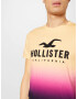 HOLLISTER Tricou crem / roz neon / negru - Pled.ro