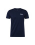 HOLLISTER Tricou 'EMEA' bleumarin / alb - Pled.ro