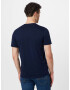 HOLLISTER Tricou 'EMEA' bleumarin / alb - Pled.ro