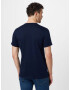 HOLLISTER Tricou 'EMEA' bleumarin / roșu / alb - Pled.ro