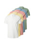 HOLLISTER Tricou galben / verde / roz / alb - Pled.ro