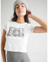 HOLLISTER Tricou gri / alb - Pled.ro