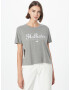 HOLLISTER Tricou gri / alb - Pled.ro