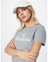 HOLLISTER Tricou gri / alb - Pled.ro