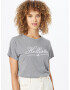 HOLLISTER Tricou gri amestecat / alb - Pled.ro