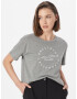 HOLLISTER Tricou gri amestecat / alb - Pled.ro