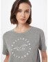 HOLLISTER Tricou gri amestecat / alb - Pled.ro