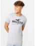 HOLLISTER Tricou gri amestecat / negru - Pled.ro