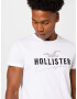 HOLLISTER Tricou gri deschis / negru / alb - Pled.ro