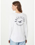 HOLLISTER Tricou gri grafit / alb - Pled.ro