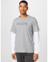 HOLLISTER Tricou gri / gri bazalt / alb - Pled.ro