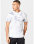 HOLLISTER Tricou gri / gri deschis / alb - Pled.ro