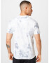 HOLLISTER Tricou gri / gri deschis / alb - Pled.ro