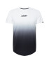 HOLLISTER Tricou gri metalic / alb murdar - Pled.ro