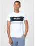 HOLLISTER Tricou gri / negru / alb - Pled.ro