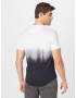 HOLLISTER Tricou gri / negru / alb - Pled.ro