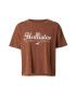 HOLLISTER Tricou maro / alb - Pled.ro