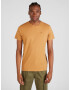 HOLLISTER Tricou maro caramel - Pled.ro