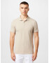 HOLLISTER Tricou maro deschis / alb - Pled.ro