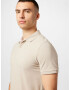 HOLLISTER Tricou maro deschis / alb - Pled.ro