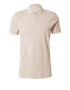 HOLLISTER Tricou maro deschis / alb - Pled.ro