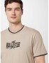 HOLLISTER Tricou maro deschis / negru - Pled.ro