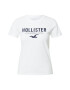 HOLLISTER Tricou negru / alb - Pled.ro