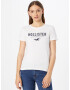 HOLLISTER Tricou negru / alb - Pled.ro