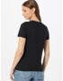 HOLLISTER Tricou negru / alb - Pled.ro