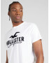 HOLLISTER Tricou negru / alb - Pled.ro