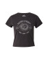 HOLLISTER Tricou negru / alb - Pled.ro