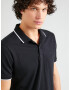 HOLLISTER Tricou negru / alb - Pled.ro