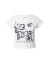 HOLLISTER Tricou negru / alb - Pled.ro