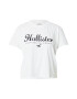 HOLLISTER Tricou negru / alb - Pled.ro