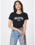 HOLLISTER Tricou negru / alb - Pled.ro