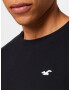 HOLLISTER Tricou negru / alb - Pled.ro