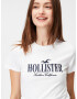 HOLLISTER Tricou negru / alb - Pled.ro