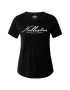 HOLLISTER Tricou negru / alb - Pled.ro