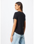 HOLLISTER Tricou negru / alb - Pled.ro