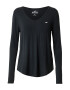 HOLLISTER Tricou negru / alb - Pled.ro