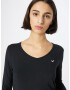 HOLLISTER Tricou negru / alb - Pled.ro