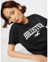 HOLLISTER Tricou negru / alb - Pled.ro