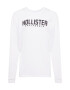 HOLLISTER Tricou negru / alb - Pled.ro