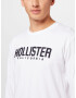 HOLLISTER Tricou negru / alb - Pled.ro