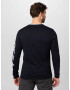 HOLLISTER Tricou negru / alb - Pled.ro